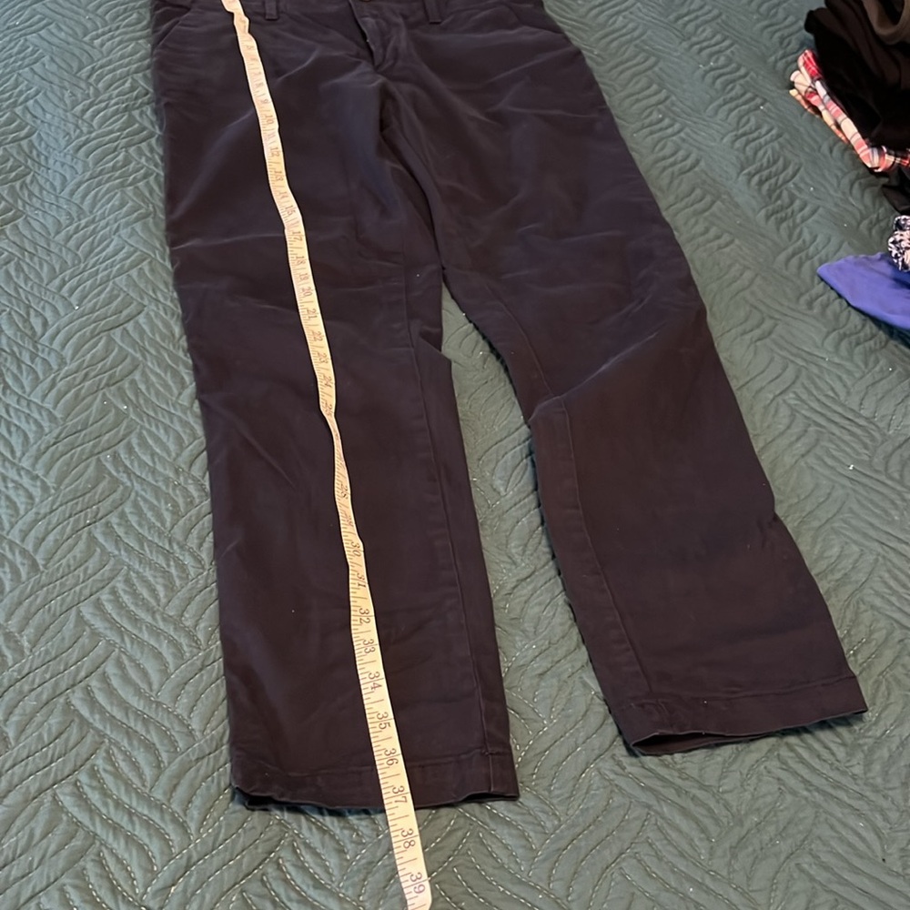 Gap Straight Leg Navy Pants Size 8, EUC - Picture 2 of 9